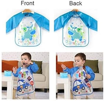 Baby Silicon Bib/Apron for Feeding Infants full