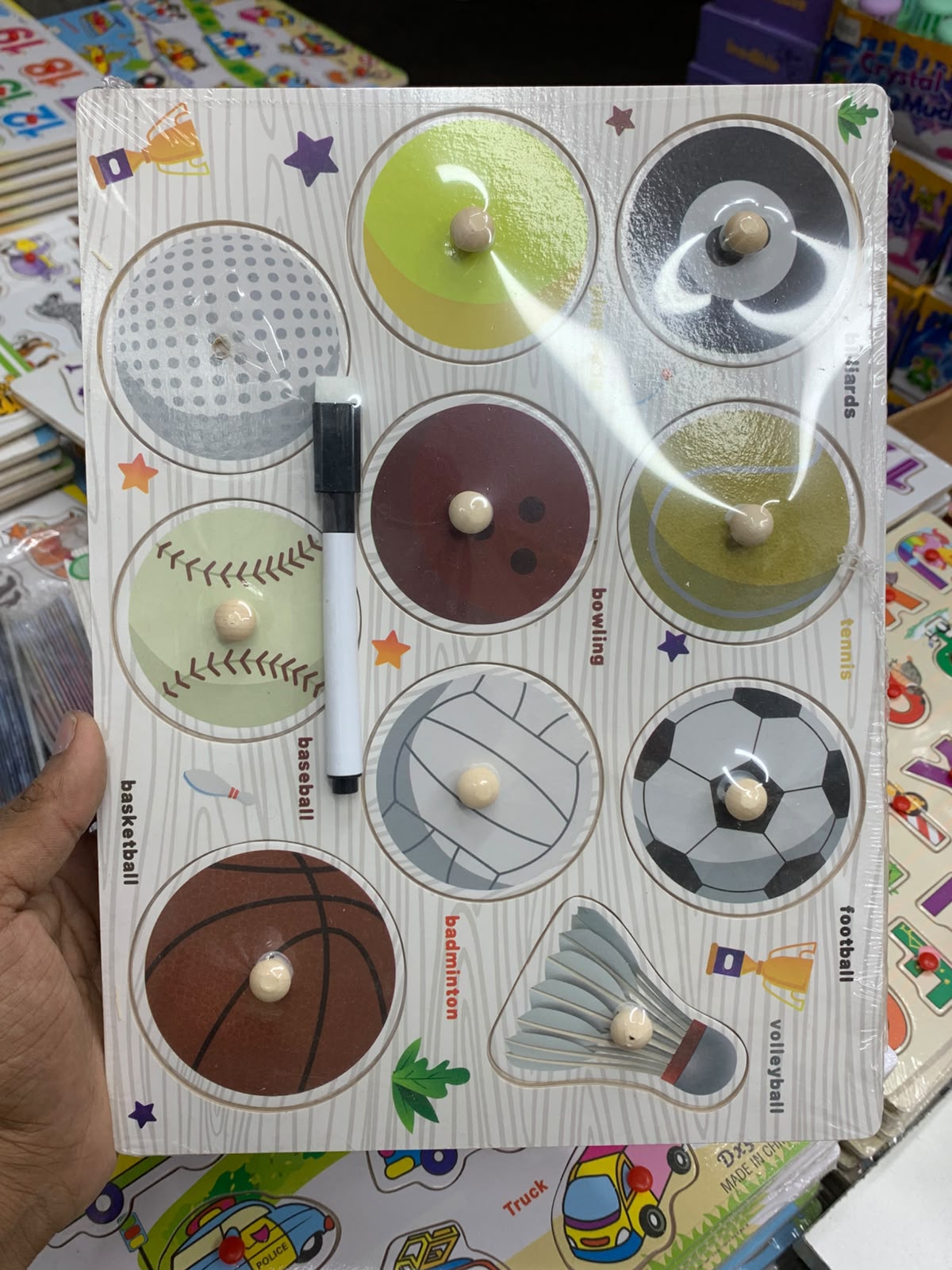 various sports balls