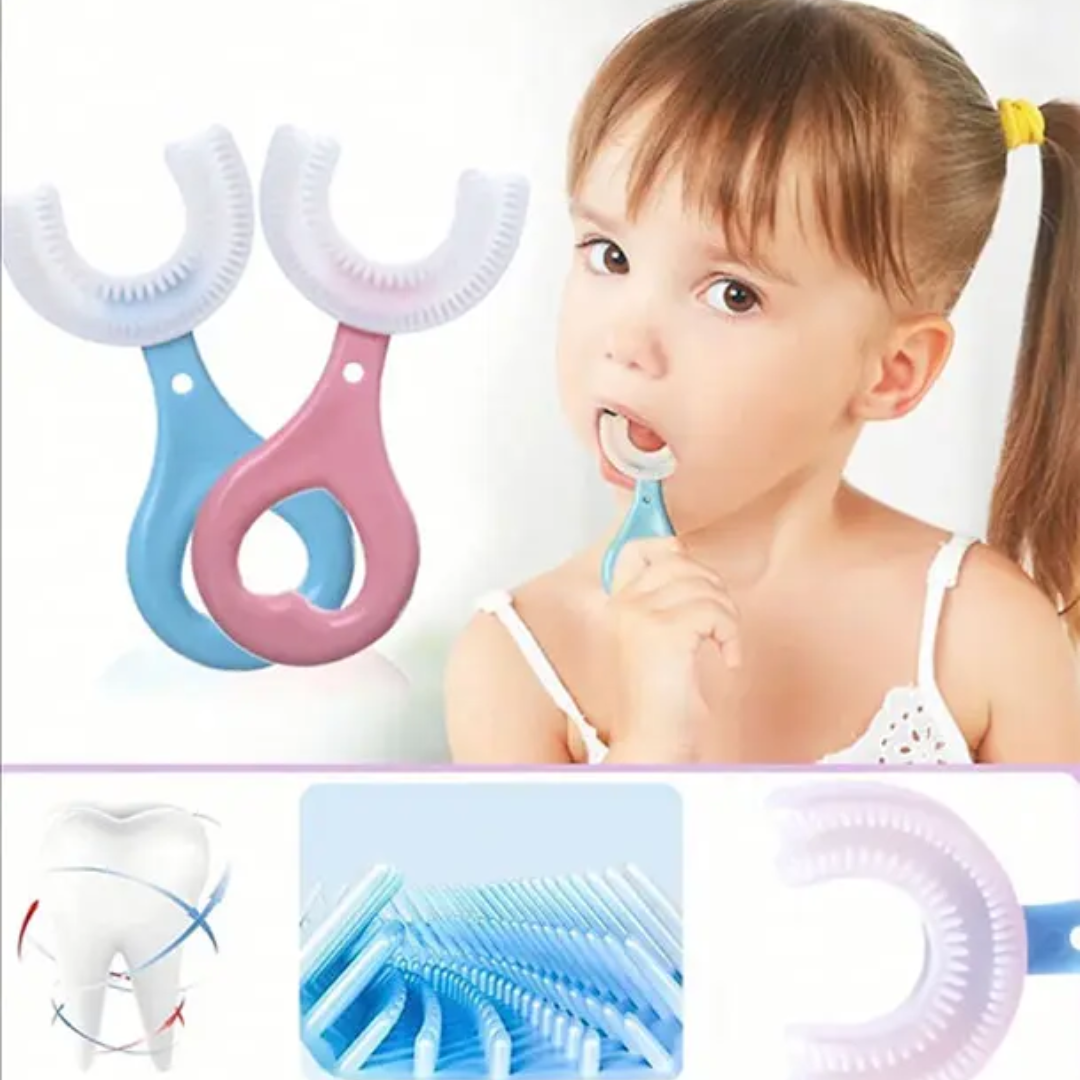 U-Shaped Baby Toothbrush 2 pcs