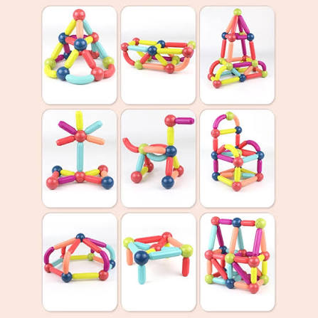 Magnetic Building Blocks – 36 Pieces